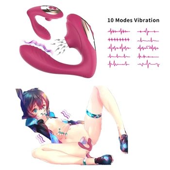 Klitorisa Sesanju Vibrator Sex Igrača za Ženske Modni Dildo G Spot Klitoris Bedak za Pare Doseči Orgazem Seks Igrače Shop za 18