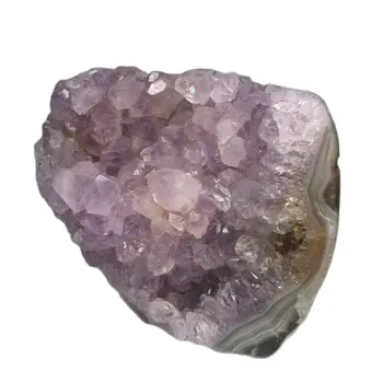 Naravni Agate Geode Quartz Crystal Vzorcu Doma Oprema Dekoracijo Vijolično Druzy Kamen Reiki Healing Pohištvo Ametist