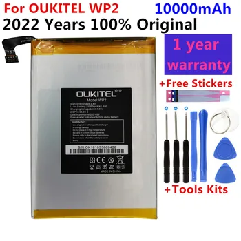 100% original baterijo za OUKITEL WP2 baterije 10000mAh Bateria Baterije+Orodja
