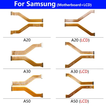 50 Kos Motherboard Flex Kabel Za Samsung A10 A20 A20E A30 A40 A50 A60 A60S A70 A80 A90 LCD Glavni Flex Kabel za Popravilo Delov