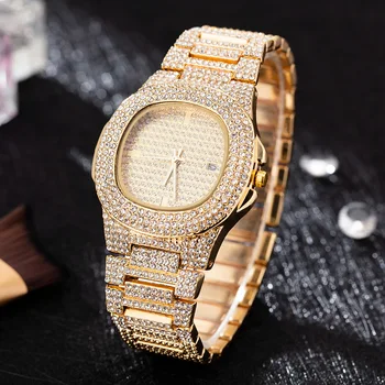 Ženske Ure 2020 Zlato Luksuzne blagovne Znamke Diamond Dame Watch Moda Quartz ročno uro Darilo Za Ženske, Uro Reloj Mujer Koledar