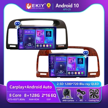 EKIY T900 8G 128G Android 10 Za Toyota Camry 2001 - 2006 Avto Radio Multimedijski Predvajalnik Videa, Samodejno Navigacija GPS Stereo 2Din HU