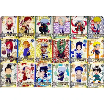 Anime Naruto Igre Zbiranje Kartico Haruno Sakura Uchiha Sasuke Pregleden Kartico Risank Anime Perifernih Fant, Otroci Igrače