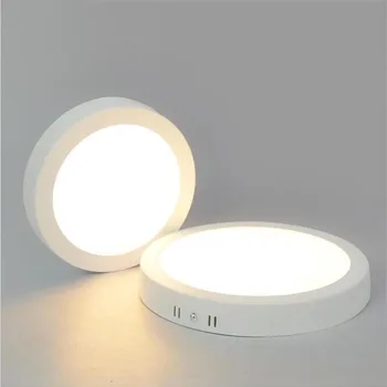 Ultra-tanek LED plošča krog svetlobe LED vgradne stropne luči 6W/12W/18W/24W dnevna soba, spalnica študija soba stropne luči