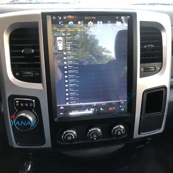 Tesla Avto radio, GPS igralec Za-Dodge RAM 1500 2009 - 2019 Navpično Zaslon Avtomobilski stereo sistem za navigacijo video avto Multimedijski predvajalnik DVD-jev