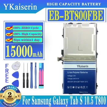 YKaiserin Za SAMSUNG EB-BT800FBE Baterija Za Samsung Galaxy Tab S 10.5 SM-T805C/T800/T801/T805/T807 Batteria + Brezplačna Orodja