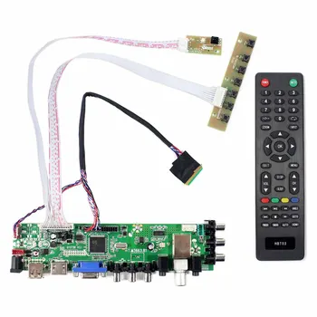 HD MI VGA AV USB ATV DTV LCD Odbor Dela za 1 4 inch 15.6 inch 1366 x 768 WLED ozadja 40Pin LVDS LCD: LP140WH1 B140XW02 LP156WH2