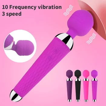 Čarobno Palico Ženski Brezžični Dildos AV Vibrator za Ženske Klitoris Stimulator USB Polnilne Massager Blaga Sex Igrače za Odrasle