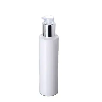 200 ML belega losjon črpalka plastenko ali steklenico šampona s srebrno twist lock pritisnite črpalka se uporablja za kozmetične