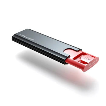 M. 2 Nvme SATA SSD Ohišje z Dvojno Protokol RTL9210B 10Gbps M. 2 Na USB 3.1 SSD ssd Zunanje Ohišje