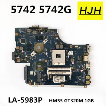 HM55 GT320M 1GB Za Acer aspire 5742 5742G GLAVNI ODBOR MBBJY02001 MB.BJY 02.001 LA-5893P Prenosni računalnik z Matično ploščo