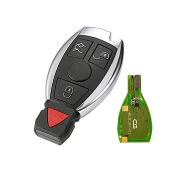 CN002078 4 Gumb za Benz Pametni ključ Z Rdeče Pike Panike 315MHz /433MHz Lahko Spremenite Frekvenco Za Samodejno Benz Daljavo