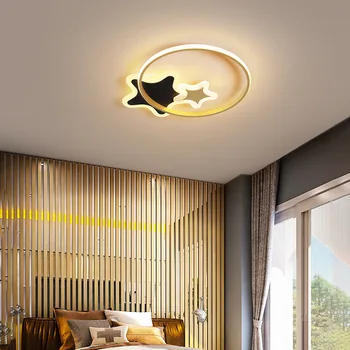 Postmoderni minimalističen moda spalnica svetlobno razkošje ustvarjalne osebnosti krog soba atmosferski gospodinjski stropne svetilke LX112413