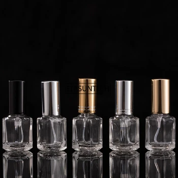 100 kozarcev 5ml Stekla se lahko ponovno polnijo Prenosni vzorec parfuma steklenice Potovanja Razpršilo Spray Prazne stekleničke parfuma F2104