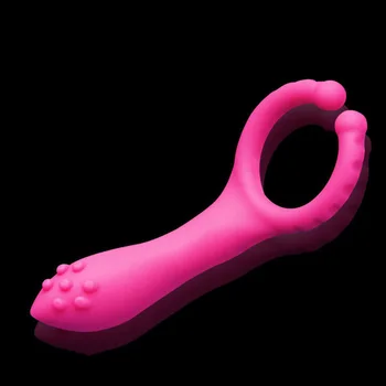 Sex igrače za Nekaj zamude trojno vibrator Obroči Masaža Palico Masturbacija zamudo Okrepiti spodbujanje Posoda Klitoris z vibriranjem