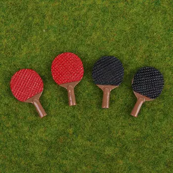 5Pcs Lutke Miniaturni Simulacije Ping Pong Veslo Model DIY Primeru Telefon Pribor, Igrače in Dekoracija