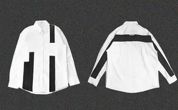 S-6XL 2020 Nova moška oblačila za Lase Stilist EL Original Nazaj šivanje trčenju črna in bela športna Majica plus velikost kostumi