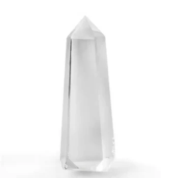 Beli Kristalni Stolpec Demagnetization Originalni Kamen Rude Standardnih Strani Kos Šest Prizmo Doma Feng Shui Naravnimi Okraski Pušča