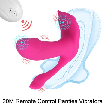 Klitoris Spodbujanje Daljinski upravljalnik Sex Igrača za Ženske Nosijo Dildo, Vibrator Orgazem Masturbator G Spot Hlačke Vibratorji