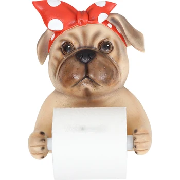 Ustvarjalne toaletni papir držalo tkiva polje Srčkan živali toaletni papir roll stojalo Steno nameščenih toaletni papir roll wc papirja pladenj