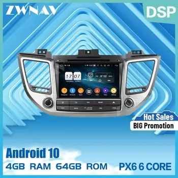 2 din IPS zaslon Android 10.0 Avto Multimedijski predvajalnik Za Hyundai Tucson IX35 2014-2017 video audio stereo WiFi GPS navi vodja enote