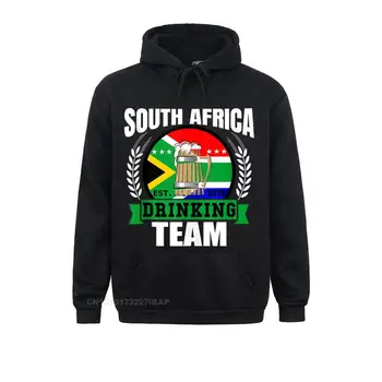 Južna Afrika Pitne Ekipa Smešno Afriške Zastavo Stranka Darilo Evropi Sweatshirts Na Debelo Z Dolgimi Rokavi Moški Puloverji S Kapuco Običajnih Oblačilih