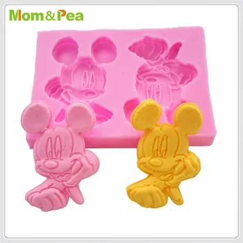 Mama&Grah MPA1850 Miško Oblikovan Silikonsko Plesni Torto Dekoracijo Fondat Torto 3D Plesni, Hrana Razred
