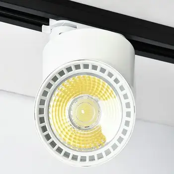 Zatemniti LED Tracklights 10W 15W COB LED Železniškega Svetilke Pozornosti AC110V/220V/AC240V COB LED Skladbo Light Aluminijasto ohišje 15pcs/veliko