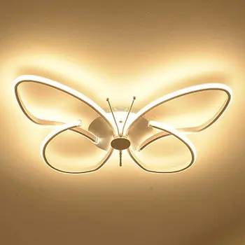 Sodobne ustvarjalne metulj svetlobo strop Elegantne sobe otrok, ki živijo preddverju balkona ,