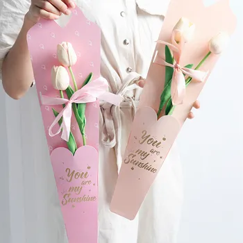 5pcs En Rose Cvet Darilo, Zavijanje Polje Valentinovo Poroka Dekor Rose Cvet Embalaža Gift Box Šopek Cvetlični Materiala