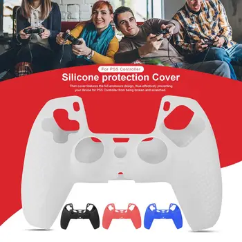 Za PS5 Igra Ročaj Silikonski Zaščitni Pokrov Malo Barva Silikonski Pokrov Brezžičnega nNon-Slip Mehke Gume Kritje