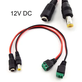12V DC lučke LED Trak CCTV Kamere Podaljša Kabel 5.5*2.1 mm Moški Ženski Priključite Kabel DC Vtič Priključek
