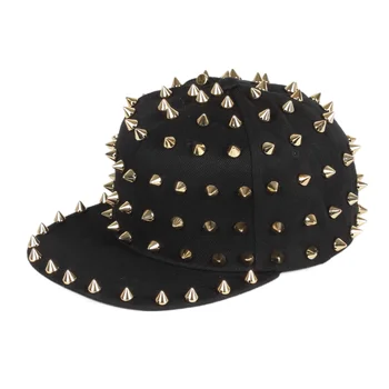 Debelo Evropske in Ameriške Punk Stil po meri za moške recikliranega materiala Zakovice moda kovinski robna preobratu klobuki