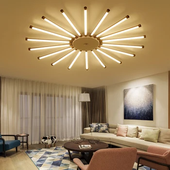 sodobni LED stropna luč daljinski nadzor aluminijasto zgornjo mejo svetlosti za spalnica/dnevna soba notranja stropna svetilka stalnica