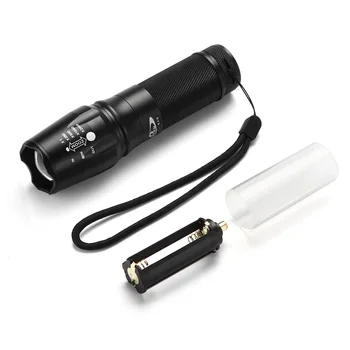T6 LED Zoom Svetilka nepremočljiva baklo luči Zunanja razsvetljava, izposoja žarometi za 3 x AAA ali 1 x 18650 baterijo