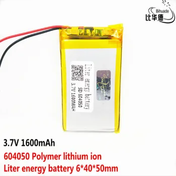 064050 604050 3,7 V 1600mAh litij-polimer baterija navigacija GPS igračke Polnilne Li-ion Celic Za DVD MP4 MP5 Fotoaparat