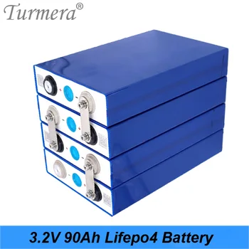 3.2 V 90Ah Lifepo4 Baterija Litij-železo fosfat baterija za Sončne energije sistema in Neprekinjeno Napajanje Turmera 2020 Nova