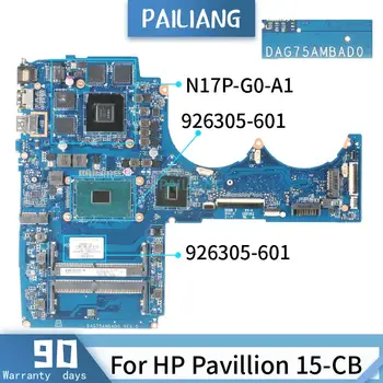 PAILIANG Prenosni računalnik z matično ploščo Za HP Pavillion 15-CB Mainboard Jedro SR32Q i7-7700HQ N17P-G0-A1 DDR4