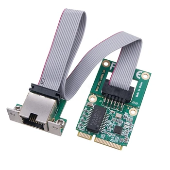 Mini PCIE Kartico v Celoti za PCI-E Ethernet Rj45 Adapter Voznik-brezplačno 1000Mbps Prilagodljivi Kartico LAN RTL8111F QXNF