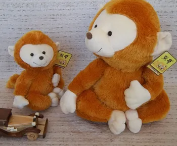 ustvarjalne opica plišastih igrač svetlo rjava poredna opica plišastih igrač mehka lutka,darilo za rojstni dan h0047