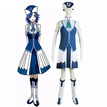 Anime Fairy Tail Dež Juvia Lockser Modra Cosplay Kostumi za Ženske