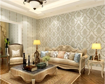 beibehang Evropske fine tlak non-woven stene papirja v Damasku, dnevna soba, spalnica 3d ozadje luksuzni stojalo olajšave behang