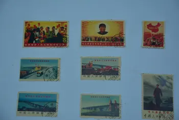 Kitajski Kulturni Revoluciji znamk,Mao Zedong 's dosežke v gradbeništvu,8 kos/paket, najboljši zbiranje