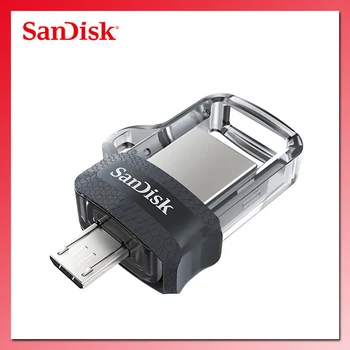 SanDisk SDDD3 OTG USB Flash Disk 64GB 128GB 16GB 32GB Mini Pendrive USB 3.0, 150 M/s Pen Drive USB ključ Za Telefon ali PC