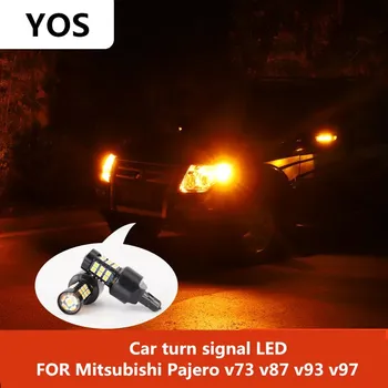 Avto obrniti signal LED ZA Mitsubishi Pajero v73 v87 v93 v97 spremenjen vklopom luči LED pribor žarnice 12V 6000K