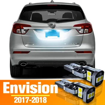 2pcs LED Žarnice registrske Tablice Dodatki Za Buick Envision 2017 2018
