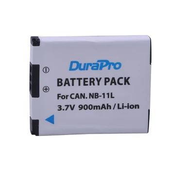 DuraPro 3,7 V 900mAh NB-11L NB-11LH Baterija Za Canon PowerShot A2300 JE A2400 JE A2500 A2600 A3400 JE A3500 JE ELPH 110 HS