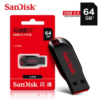 5pcs CZ50 Original Sandisk USB Flash Disk 64GB 128GB 16GB 32GB Mini Fash Memory Stick Pero Pogon USB 2.0 Flash, Memory Stick,
