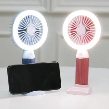 Prenosni Zraka, Hladilni Ventilator Night Light Mini Enostaven Namizni Ročni Ventilator USB Polnilna LED Luči Cool Darilo
