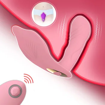 Brezžični Daljinski upravljalnik Vibrator 10 Hitrosti G Spot Stimulacijo Ščegetavčka USB Polnjenje Nosljivi Hlačke Vibrator Sex igrača za Ženske